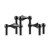 Kerzenhalter Stoff Nagel, 3-er Set 14
