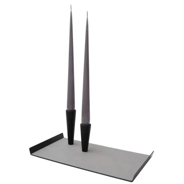 Schlussverkauf ? Lind DNA Cone Oak Kerzenständer – 2er Set – 2er Set – 3×9 Cm / 3×12 Cm – Black ? 6