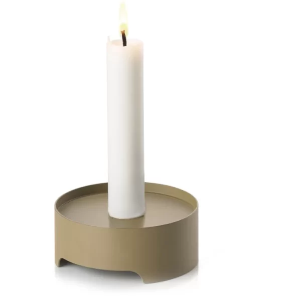 Bester Verkauf ? ZONE Denmark Singles Kerzenhalter – Ø 9 Cm – Höhe 3,6 Cm – Khaki ? 1