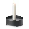 Brandneu ? ZONE Denmark Singles Kerzenhalter – Ø 12 Cm – Höhe 4,2 Cm – Black ? 13