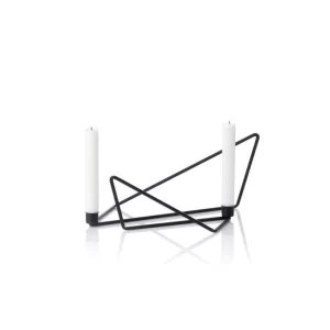 Bestes Angebot ? Applicata Folded Kerzenhalter Large – 31×12 Cm – Höhe 15 Cm – Black ❤️ 14