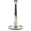 Aktion ❤️ Riviera Maison Rivièra Maison Warrington Kerzenhalter – Ø 13 Cm – Höhe 24 Cm – Silberfarben ✔️ 22