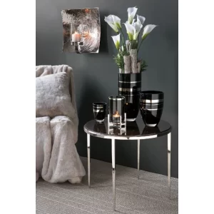 Bestpreis ? Fink Living Fink TOBAGO Wandkerzenhalter – Höhe 39 Cm – 39×20 Cm – Edelstahl ? 6
