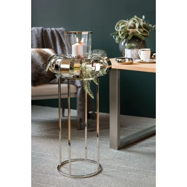 Top 10 ? Fink Living Fink ANELLO Dekokranzständer – Höhe 70 Cm, ø 32,5 Cm – Vernickelt ✨ 3