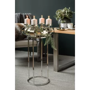 Top 10 ? Fink Living Fink ANELLO Dekokranzständer – Höhe 70 Cm, ø 32,5 Cm – Vernickelt ✨ 10