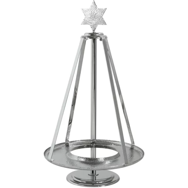 Brandneu ? Fink Living Fink CARUS Adventskranz – Ø 46 Cm – Höhe 82 Cm – Silberfarben ? 1