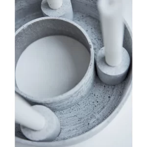 Besorgen ? House Doctor The Ring Kerzenständer – Höhe: 6 Cm, Ø 26 Cm – Hellgrau ? 10