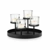 Bestpreis ? Blomus NERO Kerzenleuchter – H 21,5 Cm – Ø 31,5 Cm – Schwarz ? 16