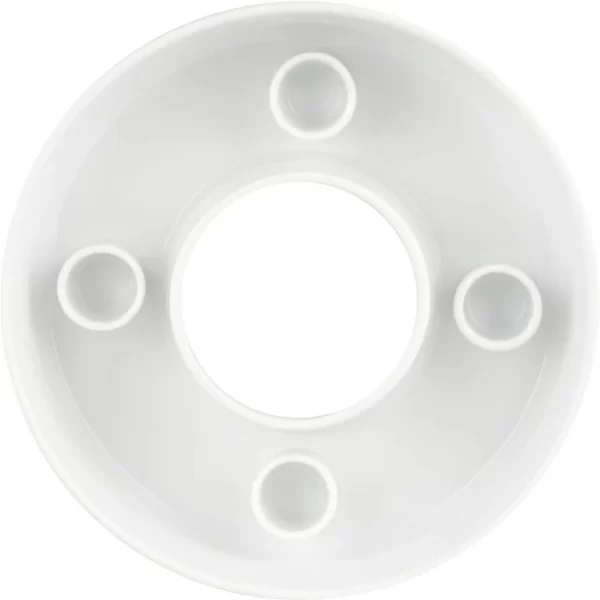 Schlussverkauf ? Räder LIVING Wunder Kommen Stabkerzen-Porzellankranz – Ø 18,5 Cm – Höhe 5 Cm – Weiß ? 3