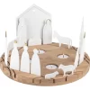 Budget ? Räder LIVING Krippe Teelichthalter – Ø 30 Cm – Höhe 16 Cm – Natur-weiß ? 13