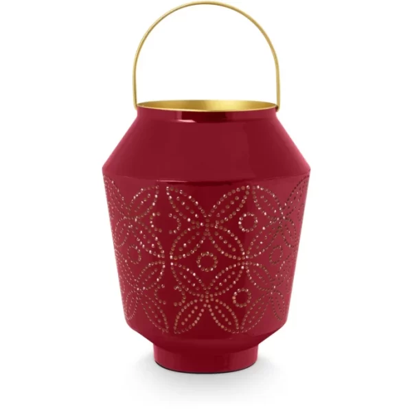 Großhandel ? Pip Studio Enamelled Laterne – Höhe 29 Cm – Dark Pink ? 1