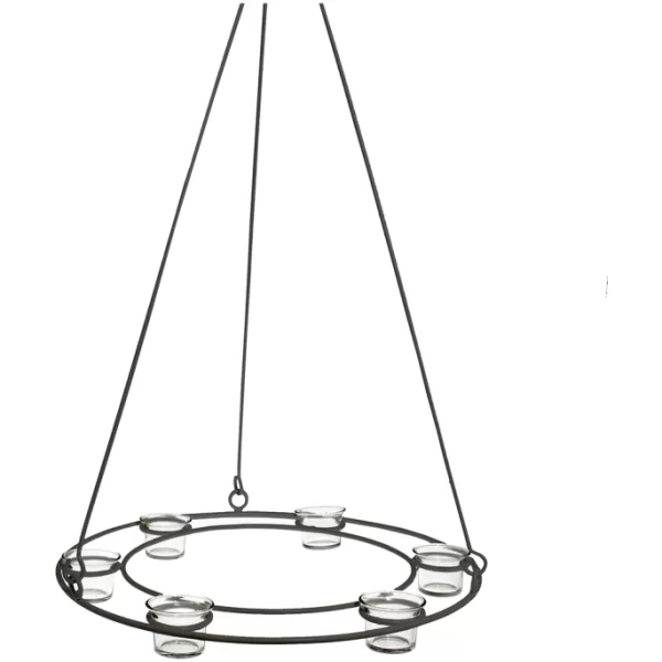 Schlussverkauf ? Storefactory VIRESTAD Hängender Kerzenleuchter – Ø 44 Cm – Höhe 73 Cm – Dark Grey ? 1
