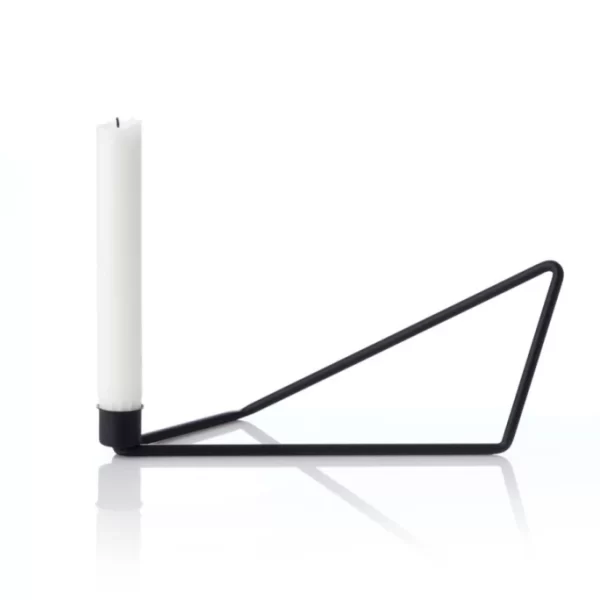 Billig ? Applicata Folded Kerzenhalter Medium – 22×8,5 Cm – Höhe 10 Cm – Black ? 1
