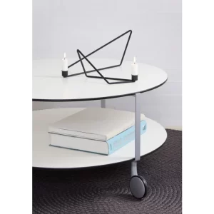 Billig ? Applicata Folded Kerzenhalter Medium – 22×8,5 Cm – Höhe 10 Cm – Black ? 18