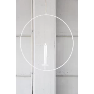 Blitzangebot ? Storefactory GULLABO Hängender Kerzenhalter – 50×50 Cm – White ? 9