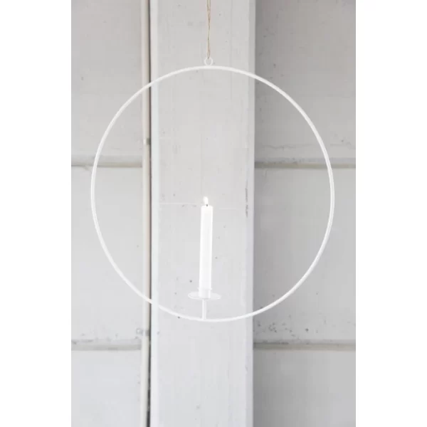 Blitzangebot ? Storefactory GULLABO Hängender Kerzenhalter – 50×50 Cm – White ? 3