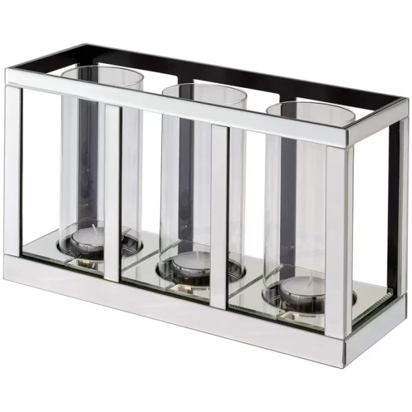 Budget ? Fink Living Fink DILARA Kerzenhalter – 3-flammig – 45x17x25 Cm – Klar ? 6