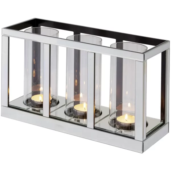 Budget ? Fink Living Fink DILARA Kerzenhalter – 3-flammig – 45x17x25 Cm – Klar ? 7