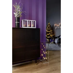 Budget ? Fink Living Fink DILARA Kerzenhalter – 3-flammig – 45x17x25 Cm – Klar ? 33